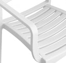 Poltrona Eveline 58,5x55,2x84 cm  in Polipropilene Bianco
