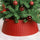 Copribase Albero di Natale Diametro 73-60 cm Rosso Decorazione Base Natalizia