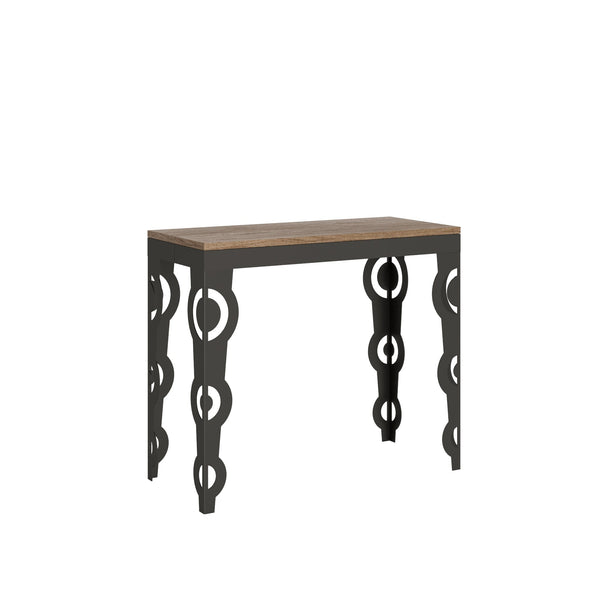 online Consolle Allungabile 90-196x40x77 cm in Nobilitato Marrone
