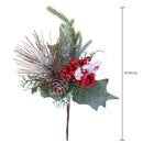 Set 24 Pick Berries Ice H24 cm Rosso