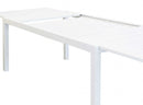 Tavolo Formentera 200/300x100x74 h cm in Alluminio Bianco