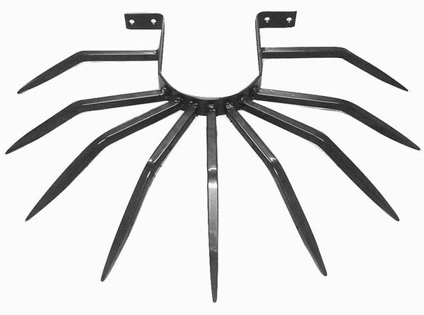 Diebstahlsicherer Poller mit Stahlspikes für Fallrohre Außenrohre von Ø0-130 mm Schwarz geprägt acquista