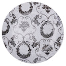 Set 6 Piatti Frutta Ø19x2 cm  in Porcellana e Gres VdE Tivoli 1996 Rose Baroque