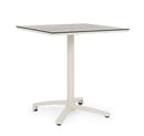 Tavolo da Bar da Giardino 70x70x74h cm in Alluminio e HPL Claret Wall  