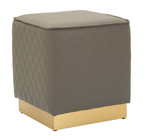 Puff Quadrato Sharon 38x38x38 cm in Pino e MDF e Metallo e Plastica prezzo