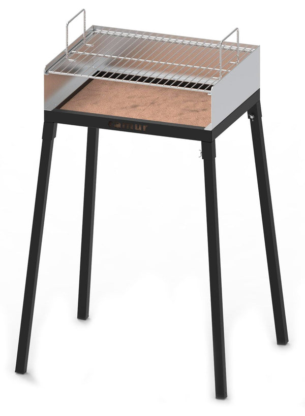Holzkohlegrill Holzkohle mit Famur BK 6 Camping Edelstahlgrill online