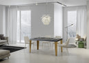 Tavolo Allungabile 130-234x90x77 cm Flame Cemento