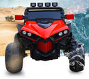 Macchina Elettrica per Bambini 2 Posti 12V Kidfun Fuoristrada 4x4 Rosso