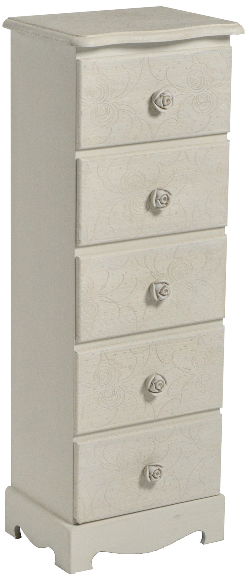 Cassettiera in Legno 5 Cassetti Mini Lipsia