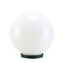 Lampada Testa Palo Sferica Opale Diametro 25Cm Colore Nero per Esterno Linea Globo Sovil