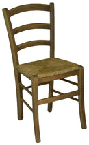 Sedia in Legno di Faggio e Paglia Paesana Rustico