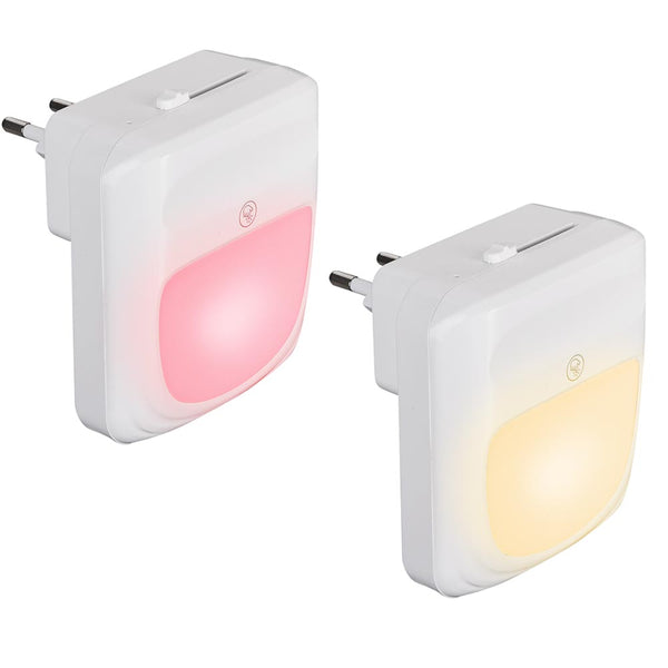2 Lampade Notte Luce Notturna LED 3 Funzioni RGB Bianco Dimmerabile Crepuscolare prezzo