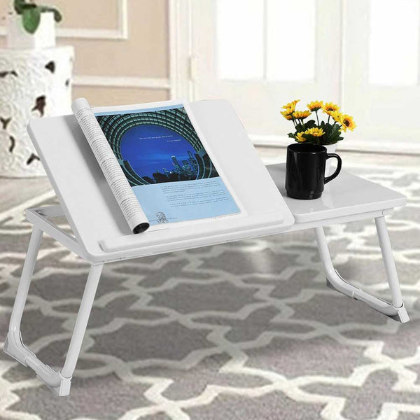 prezzo Tavolino Vassoio Pieghevole da Letto Divano 65x30 cm per Notebook PC Laptop