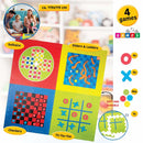 Tappeto Puzzle Maxi per Bambino 36pz 120x120 cm Giochi di Società con Accessori-2