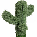 Tiragraffi Graffiatoio Forma 3 Cactus per Gatti Verde con Pallina 44 x 72 cm-3