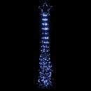 Stella Cometa Albero di Natale Puntale Cascata Illuminazione Led Natalizia-1