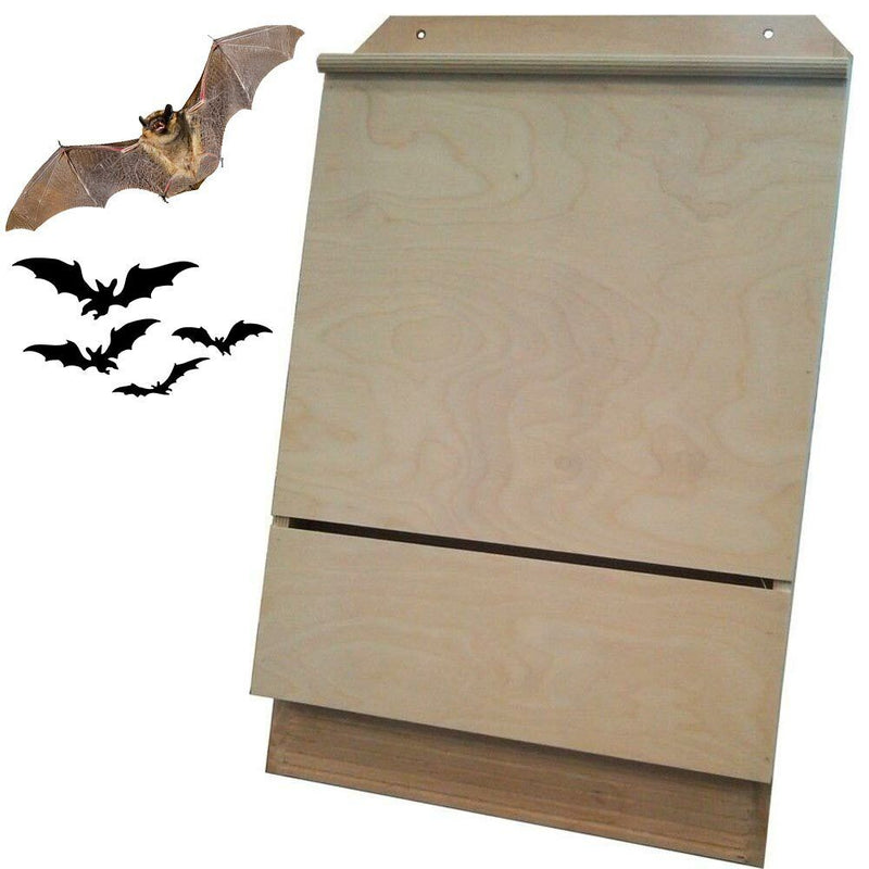 Casetta Per Pipistrelli In Legno Bat Box Giardino Rifugio Nido Antizanzare-1