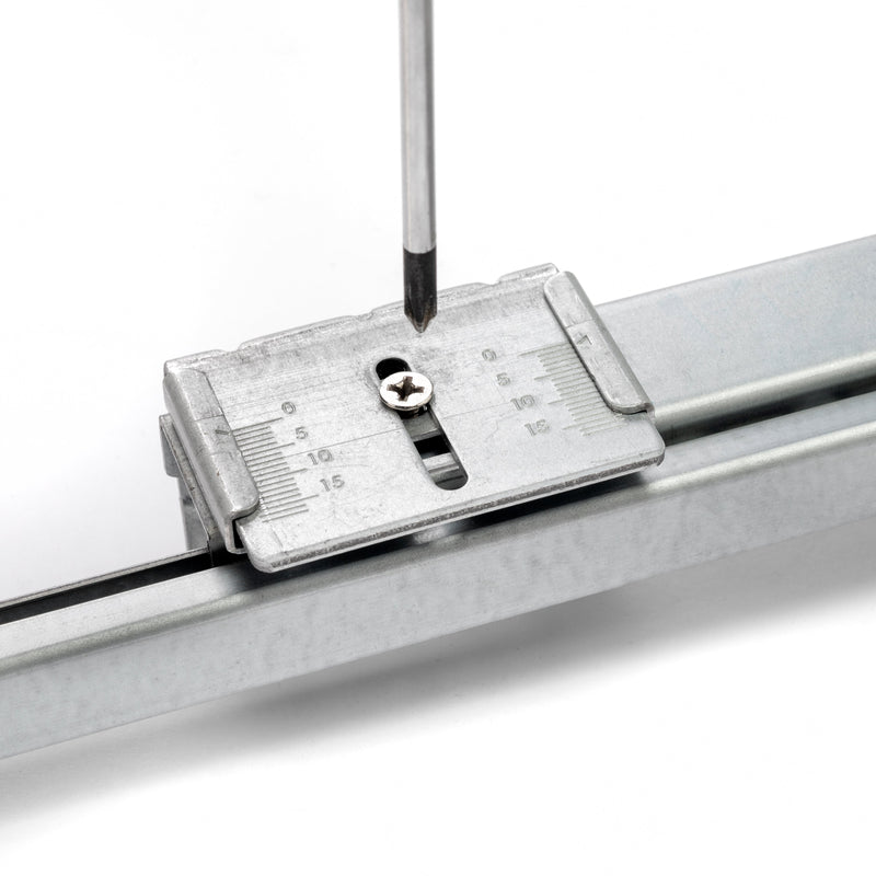 Kit 7 Aste Pantaloni per Armadio 600 mm in Acciaio Emuca Grigio Pietra