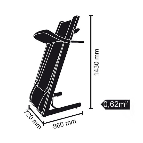Tapis Roulant Motorizzato 2,75Hp 14Km/h Everfit TFK-250 Evo