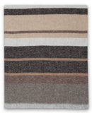 Plaid Misto Cotone 130x170 cm Effetto Cashmere 260 gr/mq Cober Mexico Natural