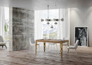 Tavolo Allungabile 130-390x90x77 cm Karamay Quercia Naturale
