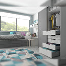 Cassetto Esterno Concept 30 Kg H185 mm P 450 Grigio Antracite Acciaio Emuca