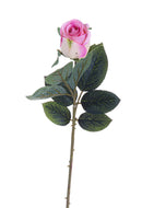 Set 12 Rose Artificiali in Boccio H 64 cm