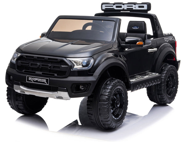 Elektroauto für Kinder 12V 2 Sitze Ford Raptor Ranger Schwarz acquista