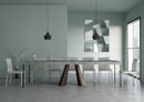 Consolle Allungabile 90-300x40x77 cm in Nobilitato Grigio