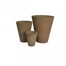 Vaso Medio Iris Ø29x36 cm in Fibra sintetica Taupe