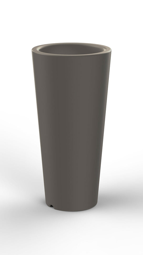 Vaso Ø34x86 cm in Resina Arkema Tondo 86 Dove Grey sconto