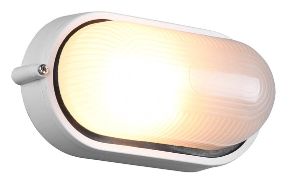 acquista Plafoniera da Esterno Attacco E27 in Alluminio Bianco Opaco