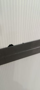 Armadio Portascope da Esterno 68x40x165 cm 2 Ante 4 Ripiani in Resina Grigio    