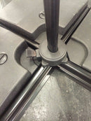 Ombrellone da Giardino Decentrato in Alluminio 3x4m con Manovella Soriani Lampara Ecrù