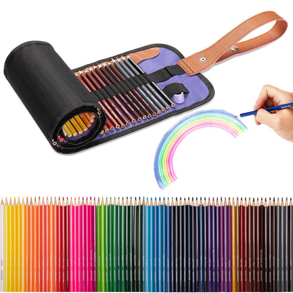 Kit Matite Colorate 74 Pezzi Schizzo e Disegno Artista Professionale Portatile sconto