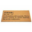 Zerbino "casa" 70x1,5x40 cm in Cocco e PVC VdE Tivoli 1996 
