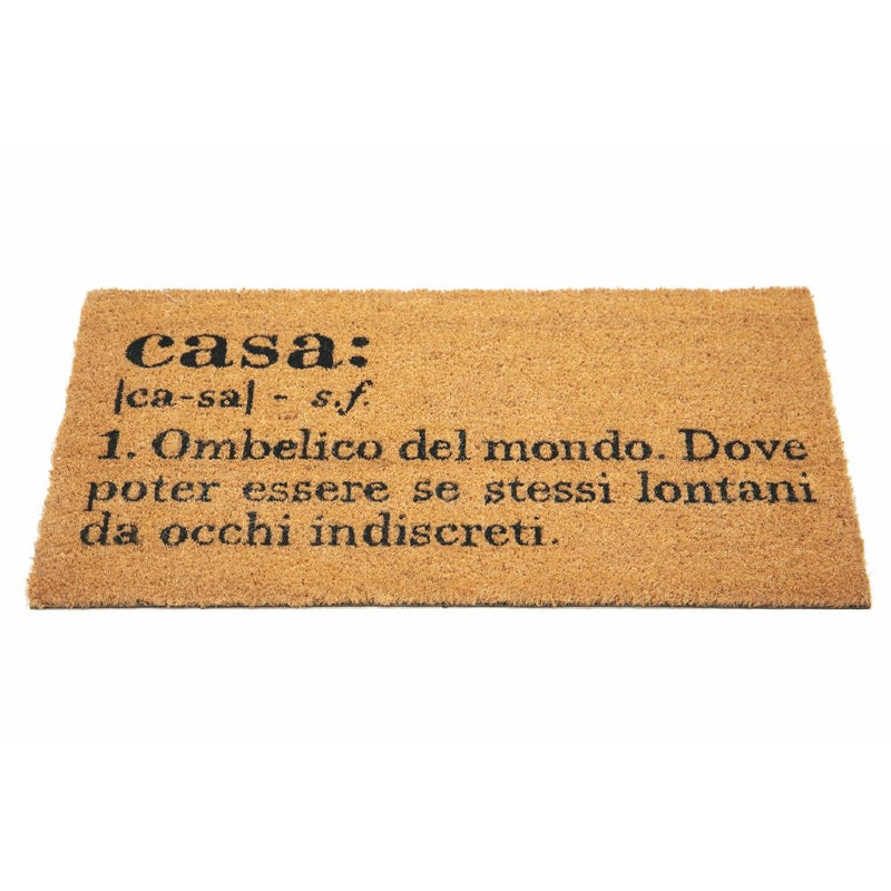 Zerbino "casa" 70x1,5x40 cm in Cocco e PVC VdE Tivoli 1996 