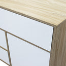 Mobile Emory 119x39,5x85,6 h cm in Truciolare bilaminato Bianco