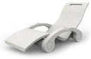 Lettino Chaise Longue Galleggiante da Esterno Giardino Arkema Serendipity Bianco