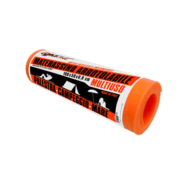 prezzo Tappeto per Yoga Fitness Mare Arrotolabile 180x50 cm Spessore 8 mm Arancione