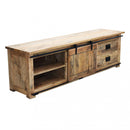 Mobile TV Zachery 180x45x55 h cm in Legno Marrone