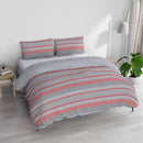 Copripiumino con Federe Stampato Athena Belen Rosso Varie Misure