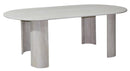 Tavolo 200x100x76h cm Orlando Ovale Naturale