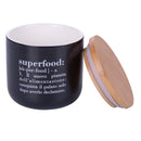 Barattolo Piccolo Superfood 500 ml in New Bone China VdE Tivoli 1996 Nero