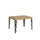 Tavolo Allungabile 120-204x80x77 cm Karamay Quercia Natura e Antracite