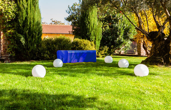 acquista Panca da Esterno Seduta Modulare 120x50 cm in Resina Arkema Althea Bianco