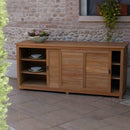 Mobile Weston 200x60x90 h cm in Legno Marrone