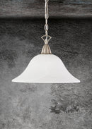 Lampada a Sospensione da Interno  E27 in Metallo Nickel Opaco