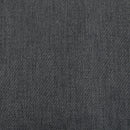 Divano Angolare 3 Posti 249,5x162,5x95 cm in Tessuto Grigio Scuro