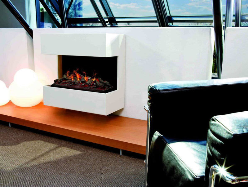 Bruciatore Elettrico ad Acqua da Incasso per Camini Ruby Fires MF1640C Nero